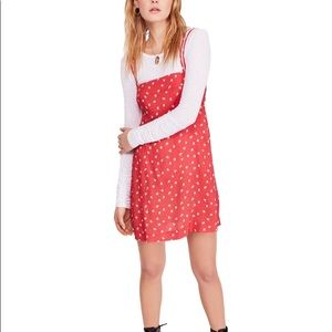 NWT Free People Wild Child Printed Mini Dress